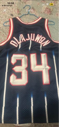 Hakeem Olajuwon Mitchell & Ness Authentic Jersey