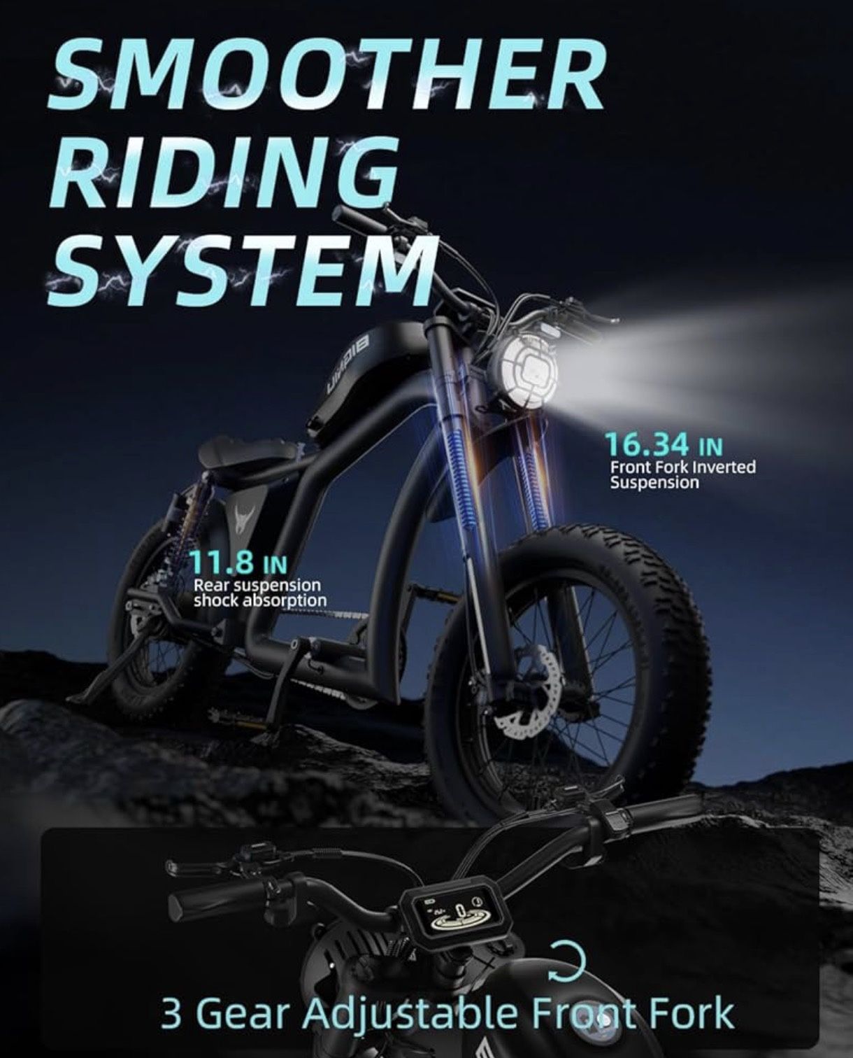 Electric Bike BIGNIU BGX Electric Bike – Up to 40 MPH Low Miles