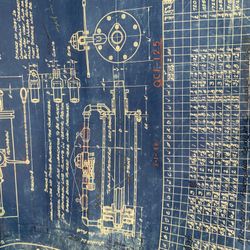 1940’s-50’s Large Scale Construction/Industrial Blueprints