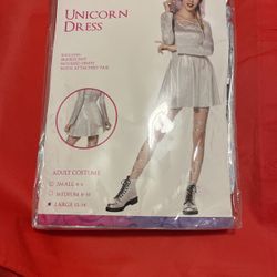 Unicorn  Dress Large 12-14 Women’s Halloween Costume 