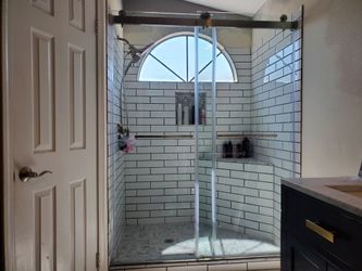 Hot sale framed frameless shower door all size tampered glass
