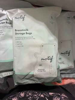Breast milk bags
