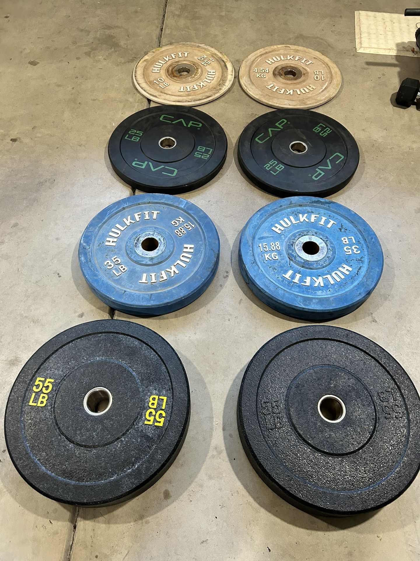 Olympic Bumper Set 2x55 2x35 2x25 2x10