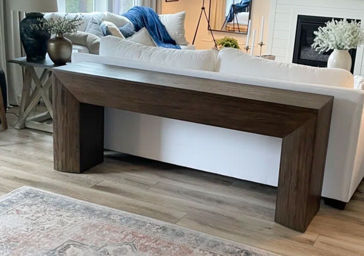MSRP $2000+ New Birch Lane Sofa Table Console Table