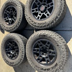 17" Wheels 285/70R17 A/T Tires Rims Toyota 4runner Tacoma Tundra Sequoia FJ Cruiser Lexus GX460 GX470 GX 460 470 4 Runner FJCruiser All-Terrain Falken