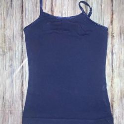 Little Girls Size 4-5 Navy Blue Cami Tank Top Shirt