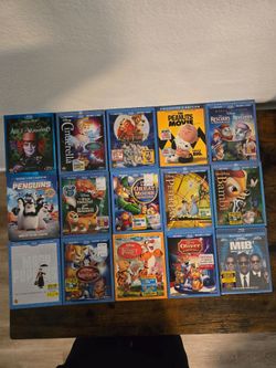 ALL NEW AND SEALED Blu-ray Movies Disney & More $8 each OR $80 for ALL