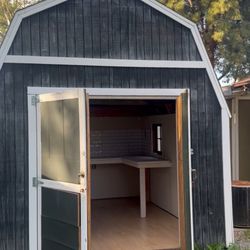 Tuff Shed With AC And Power Outlets 