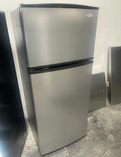 Whirlpool Top Mount Refrigerator Stainless Steel