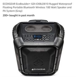 Ecoxgear Waterproof Portable Bluetooth Speaker