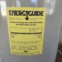 A. O. Smith electric water heater 52 Gallon