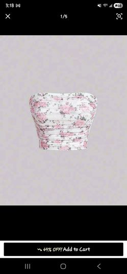 SHEIN MOD CROP TOP LARGE