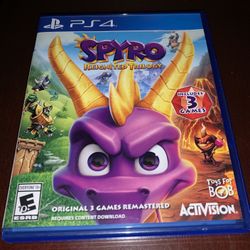 PlayStation 4 Video Game Spyro Reignited Trilogy PS5 
