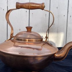Vintage new copper kettle