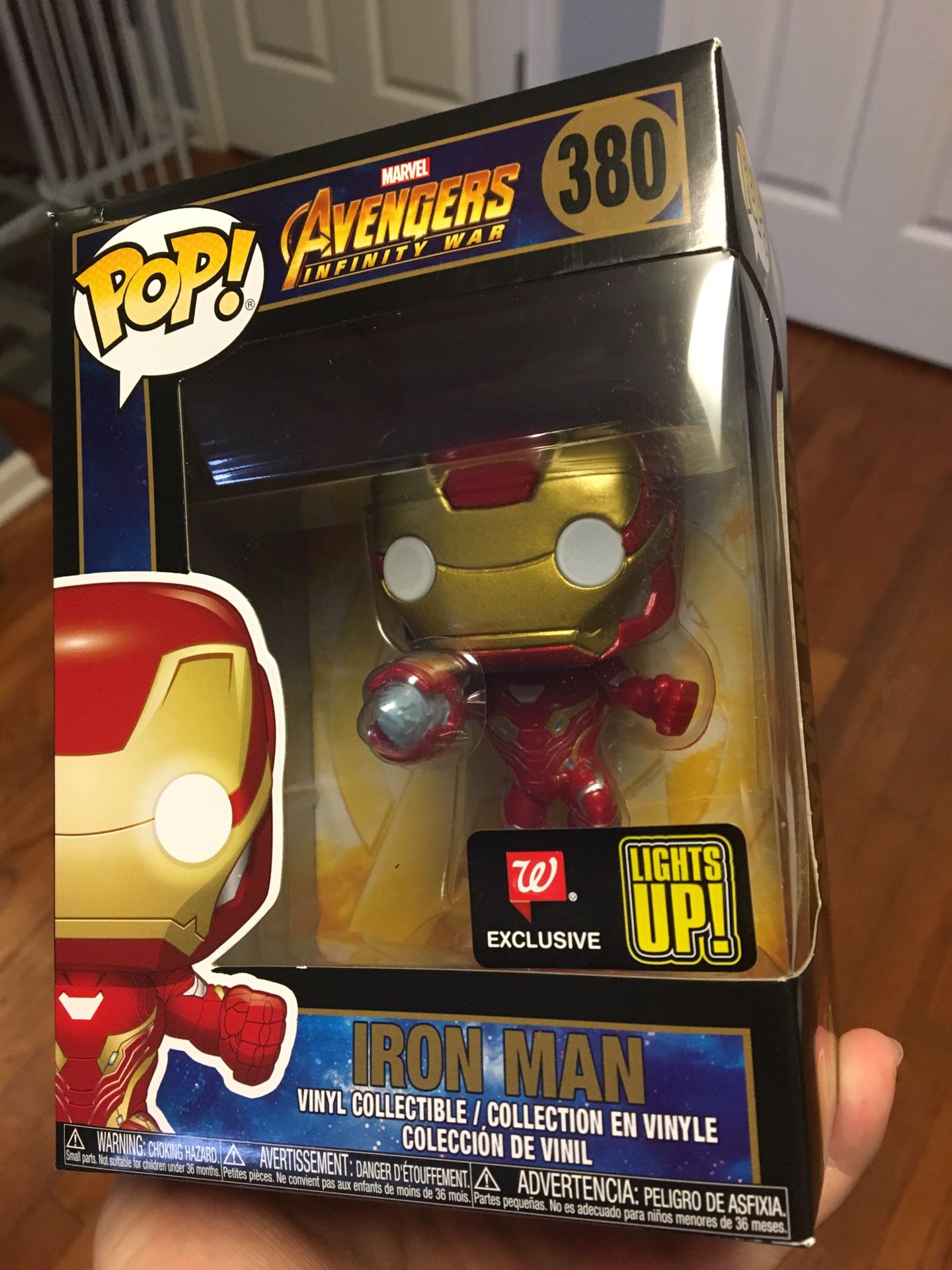 Funko Pop Marvel Avengers Infinity War Iron Man Light up 380