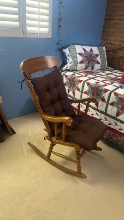 Antique Oakwood rocking chair