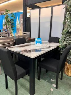🔥New Model🔥Brand New 5pc Dining Set $399, Payment available, Delivery Available.