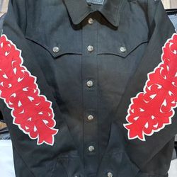 Chrome Hearts Floral Le Fluer Work Jacket 