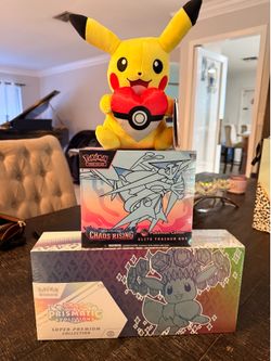 Pokémon Center Chaos Rising ETB + Prismatic Evolution SPC
