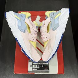 Nike huarache run GS 'Pearl Pink Cobalt Bliss'
