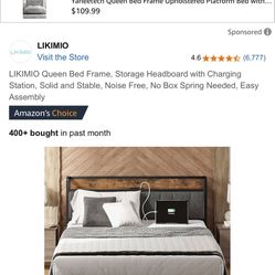 Queen Bed Frame And Mattress 