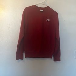 Red Nike Sweatshirt 