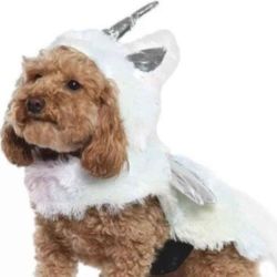 medium size unicorn halloween dog costume