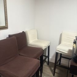 bar stool height dining chairs free pick up