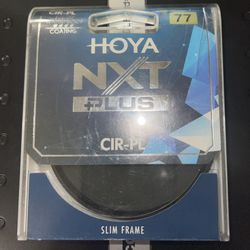 Hoya 77mm NXT Plus Circular Polarizer Slim Frame Glass Filter