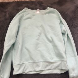 Baby blue crewneck sweatshirt