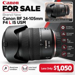 Canon RF 24-105mm F4 L IS USM Lens