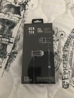 GEN TEK Metal stereo earbuds