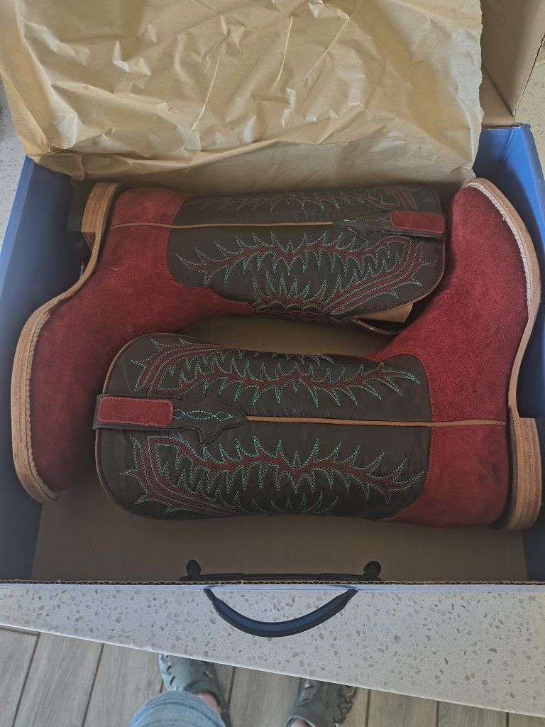 Resistol Rough Out Suede Boots