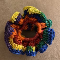 Hand Crocheted Pride Scrunchies 