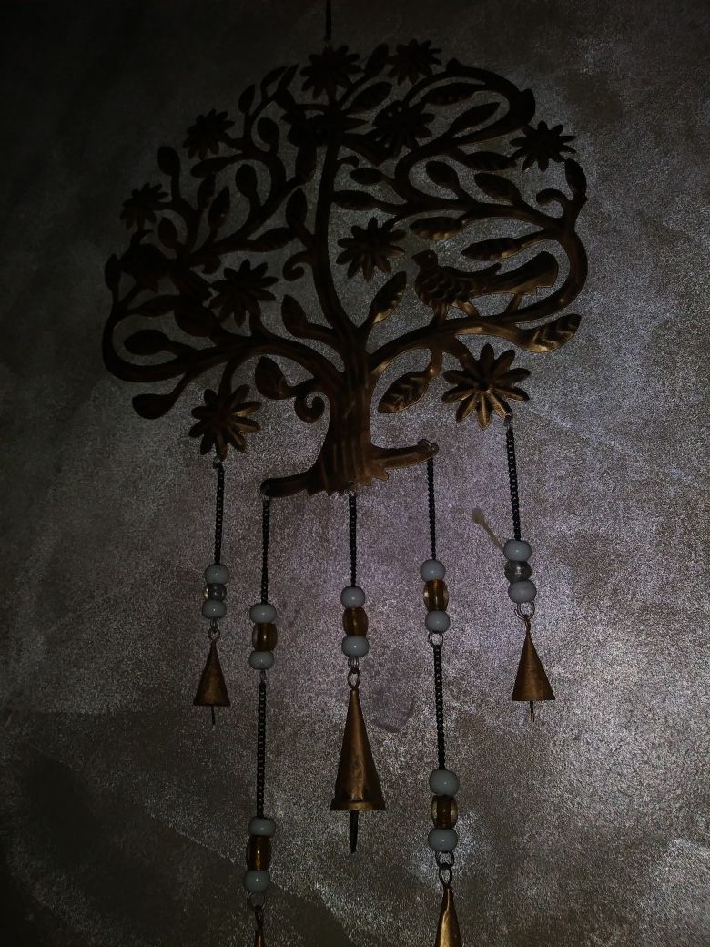 Large tree of life wind chime indoor outdoor