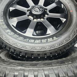 4 NEW 2026 DODGE RAM 2500 BLACK WHEELS&TIRES $1690