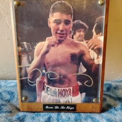 Boxing Oscar De La Hoya Autographed Frame