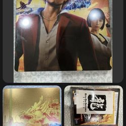 Yakuza Like a Dragon Steel Book Game Rpg Sega Ps4 Ps5 Ryu Japan Mafia X Gold 6 5
