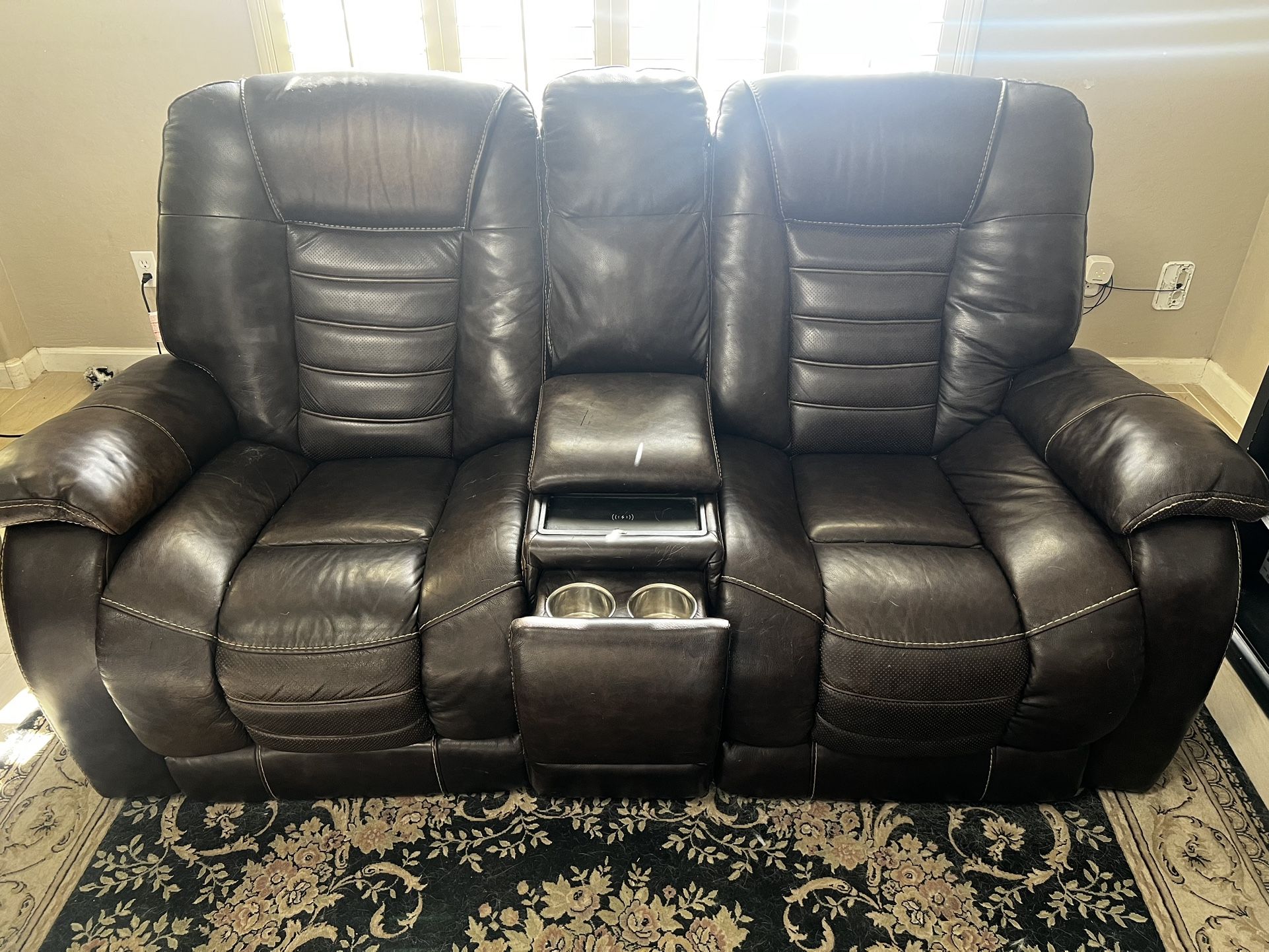 2 Powered Couch Sofa Recliners