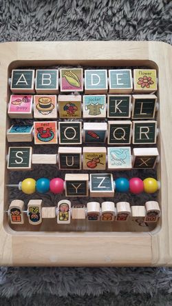 B.toys letter blocks
