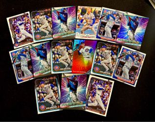 Pete Crow-Armstrong Rookie Lot (9) 2024-25 Topps RC Debut/Stars of MLB/Bowman