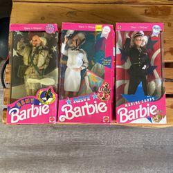 Army, Navy, Marine Corps Barbie Doll