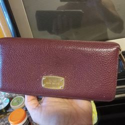 Michaek Kohrs Wallet Long Zippy Womens Leather