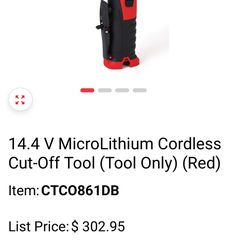 Snap On Electric Cuttin Off Tool