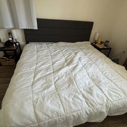 California King Size Bed Frame And Mattress (very gently Used)