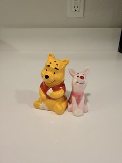 Pooh And Piglet Salt And Pepper Shakers 