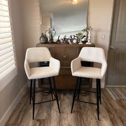 LumiSource Margarite contemporary bar stools X2