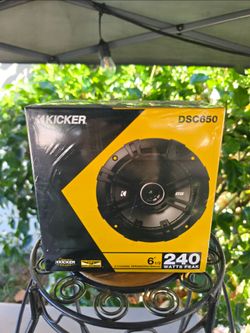 $80 Kicker DSC650 6.5" Coaxial Car Speakers