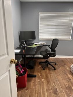 IKEA Bekant L Shaped Desk