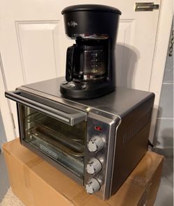 Black & Decker electric oven and Mr. Coffee electric coffee maker